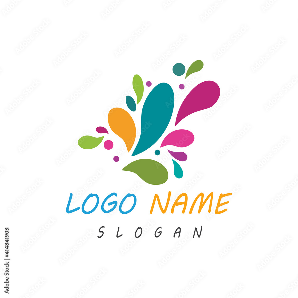 water splash icon vector illustration design template water splash icon vector illustration design template