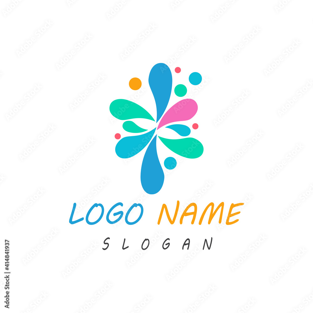 water splash icon vector illustration design template water splash icon vector illustration design template