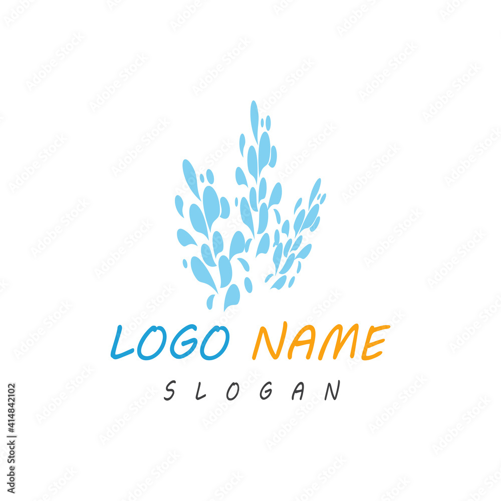 water splash icon vector illustration design template water splash icon vector illustration design template