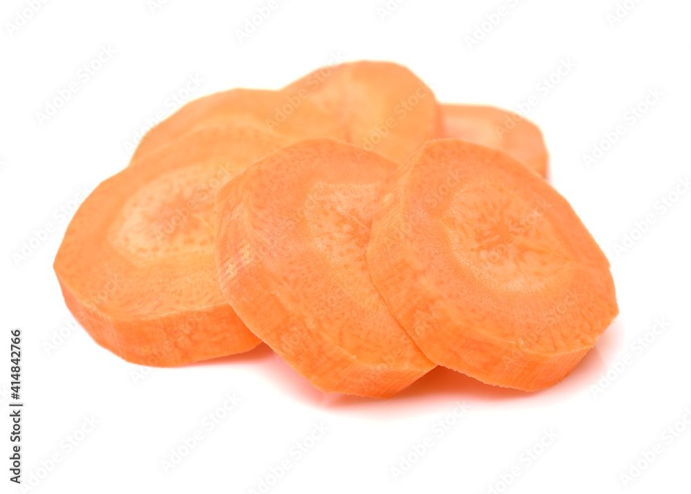 Fresh carrot on a white background Fresh carrot on a white background