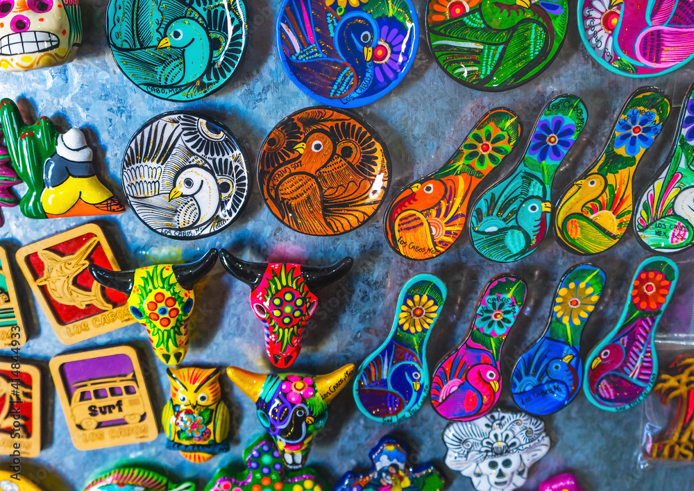 Colorful Mexican Magnets Los Cabos Mexico