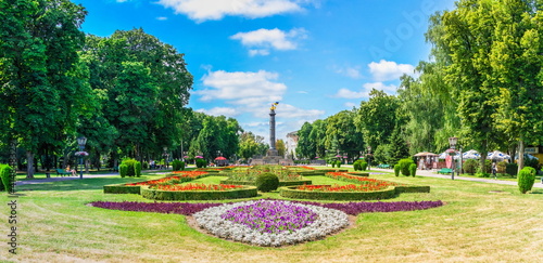 Foto Round square in Poltava, Ukraine