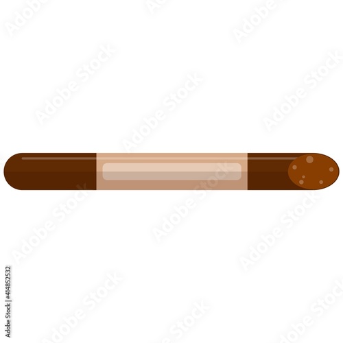 Sausage stick vector icon isolated on white background