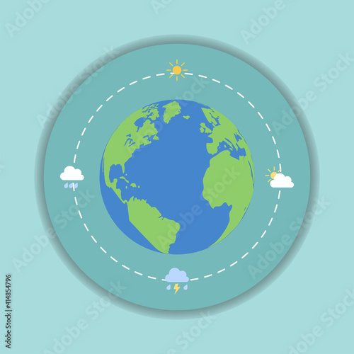 World Meteorological Day Vector Illustration, Simple design, suitable for any Poster, Background. eps 10