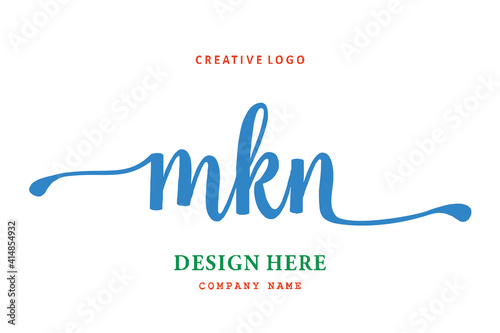 MKN lettering logo is simple, easy to understand and authoritative