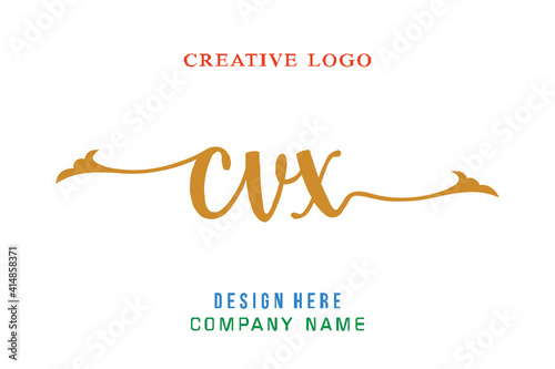 CVX lettering logo is simple, easy to understand and authoritative photo