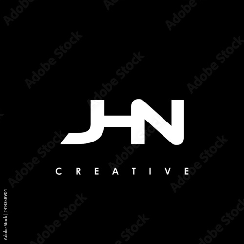 JHN Letter Initial Logo Design Template Vector Illustration photo