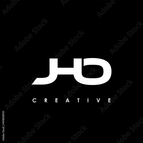 JHO Letter Initial Logo Design Template Vector Illustration