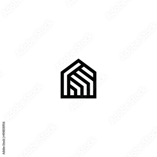 Geometric Home Letter G Logo Design