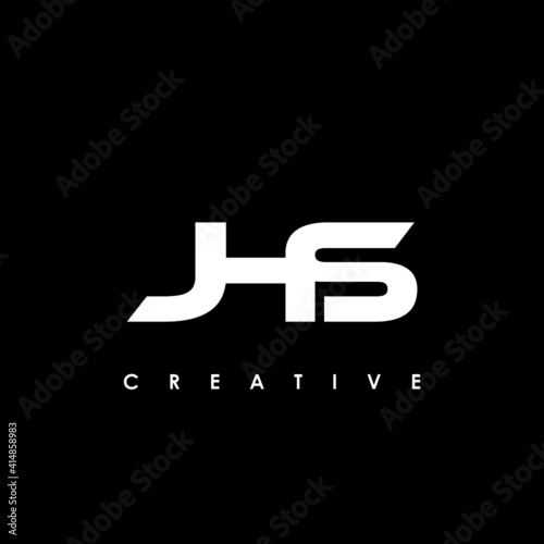 JHS Letter Initial Logo Design Template Vector Illustration