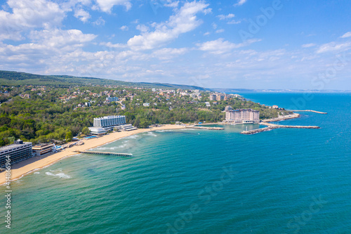 Beach at Saint Konstantine and Elena near Varna, Bulgaria photo