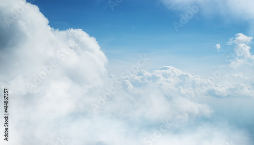 Sky with beautiful clouds f...