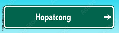 Hopatcong Road Sign photo