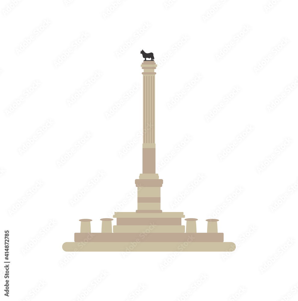 Fototapeta premium icon vector, of monument to the