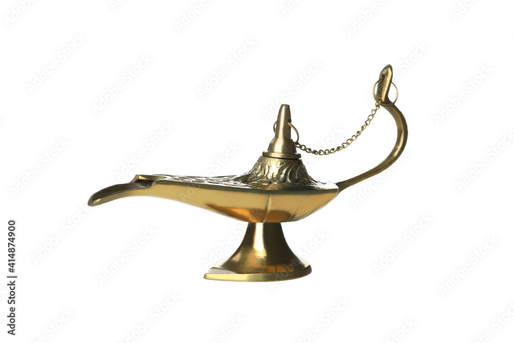 Magic Ramadan lamp isolated on white background Magic Ramadan lamp isolated on white background