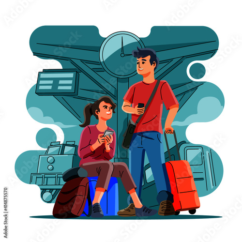 train station concept