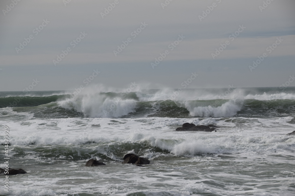 vague spectacle de la mer en Vendée