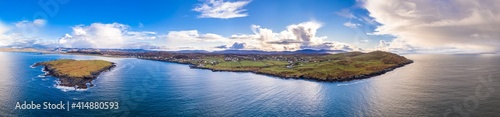 Aerial view of Inishkeel and Portnoo in Donegal - Ireland