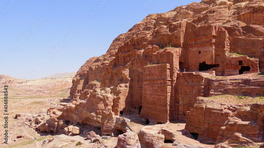 Felsengräber in Petra, Jordanien