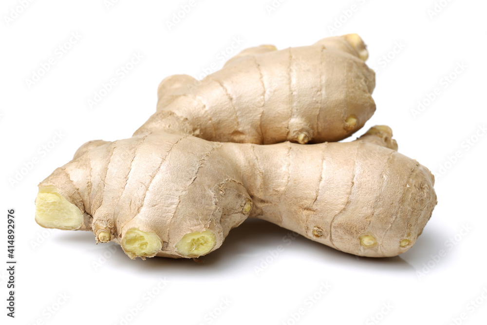 ginger root isolated on white ginger root isolated on white
