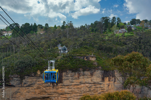 Wallpaper Mural Scenic skyway at the Blue Mountains, Sydney Australia. World heritage Blue mountains with Scenic Skyway moving around beautiful landscape. Torontodigital.ca