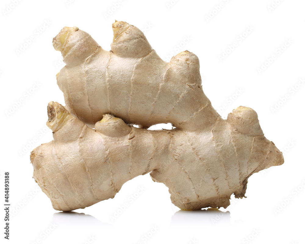 ginger root isolated on white background ginger root isolated on white background