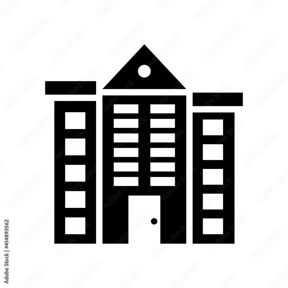 industry building vector solid icon style illustration. EPS 10 industry building vector solid icon style illustration. EPS 10