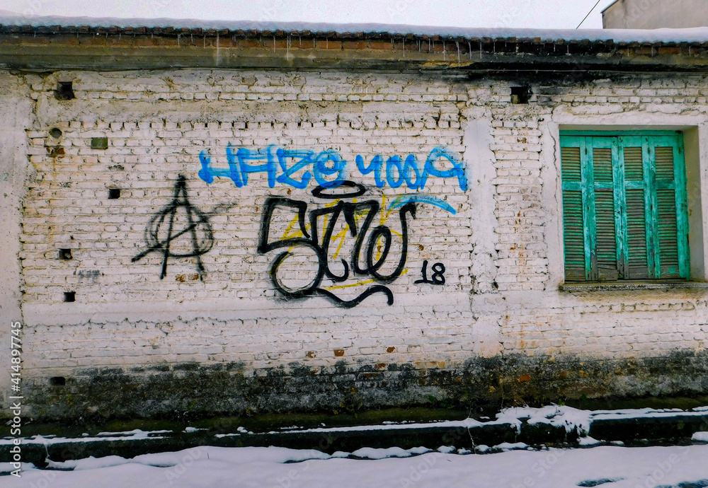 Obraz premium graffiti on the wall