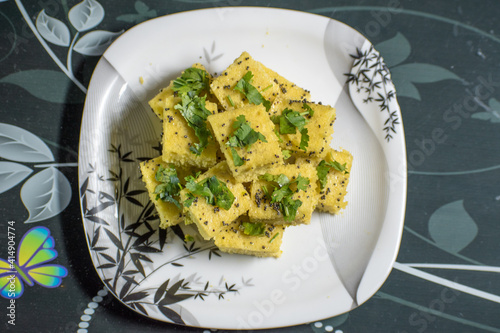 Dhokla Indian Recipe Ready to eat specially in Gujarat