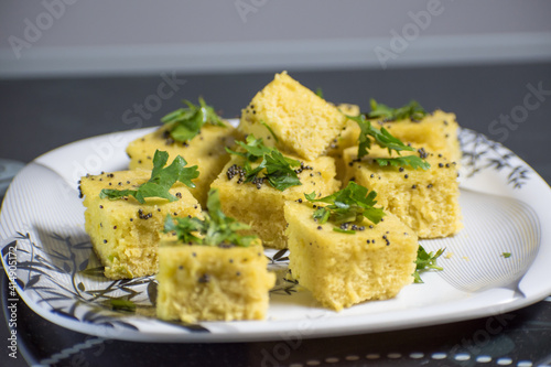 Dhokla Indian Recipe Ready to eat specially in Gujarat