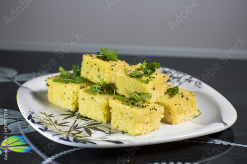 Dhokla Indian Recipe Ready to eat specially in Gujarat