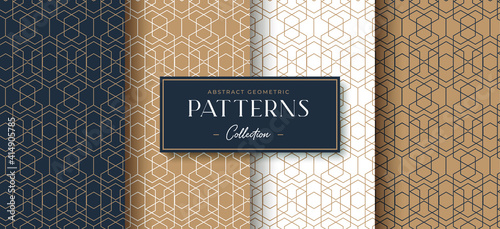 abstract luxury geometric pattern collection