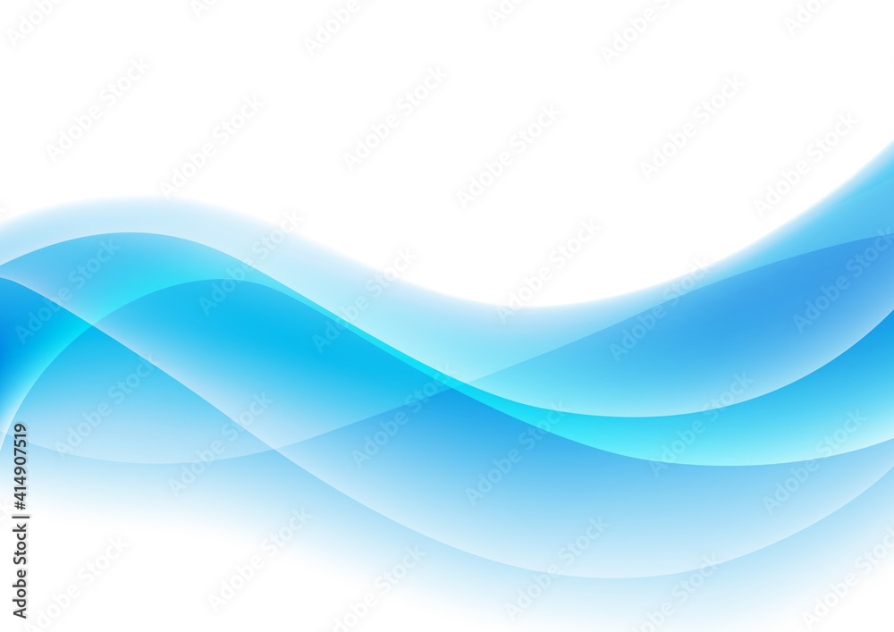 抽象的な背景 波 青stock Vector Adobe Stock