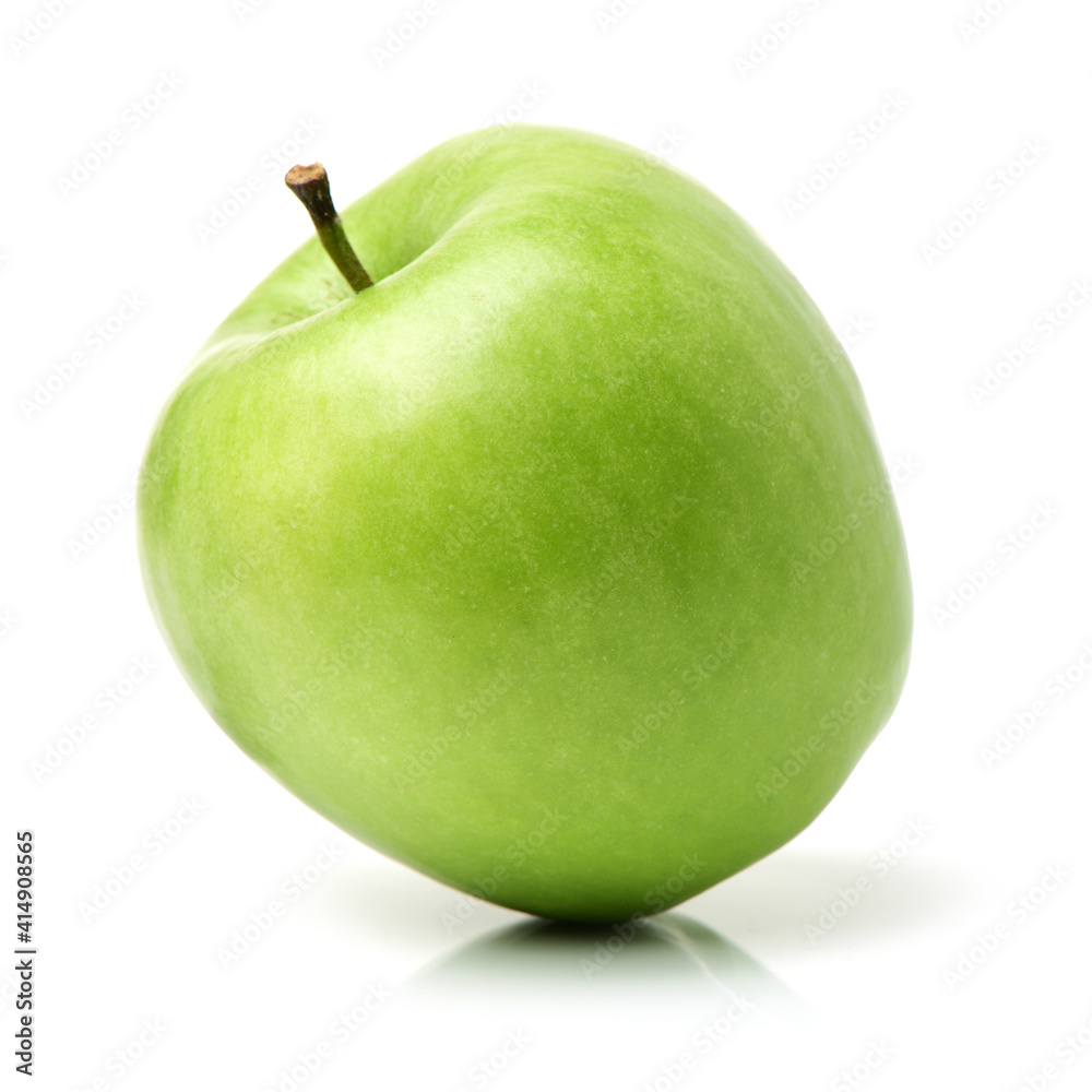 Green apples isolated on white background Green apples isolated on white background