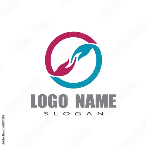 Hand Care Logo Template vector icon Business