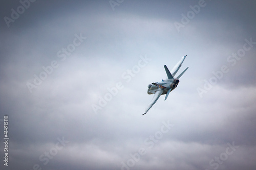 CF 18 hornet in the sky Airshow