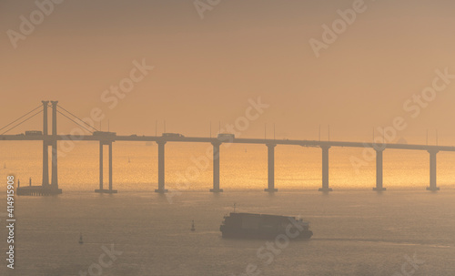 Amizade Bridge at Morning, Macau © Philip