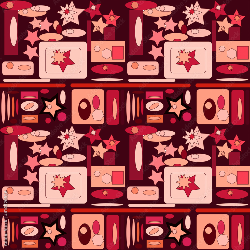 Abstract elements seamless pattern Abstract elements seamless pattern