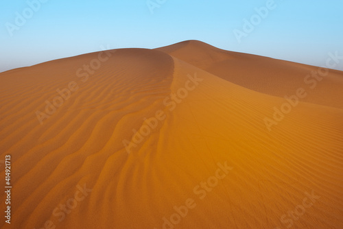 Sand dunes in Sahara desert  Tagounite  Morocco