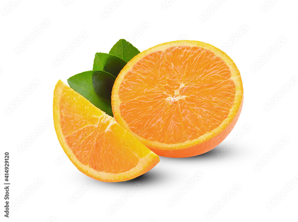 Fresh orange isolated on white background Fresh orange isolated on white background