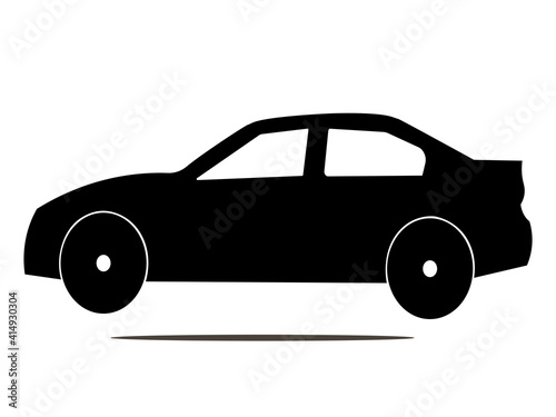 Car logo.  Graphic car vector. Car isolated on white