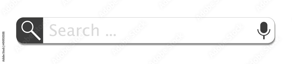 Seach bar navigation for UI design, digital business and interface. Seach bar navigation for UI design, digital business and interface.