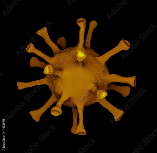 3d render of virus, is perfect for your design
