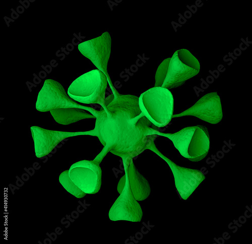 3d render of virus, is perfect for your design
