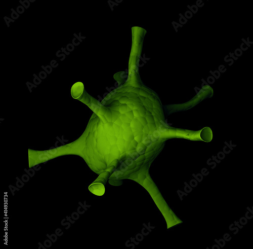 3d render of virus, is perfect for your design
