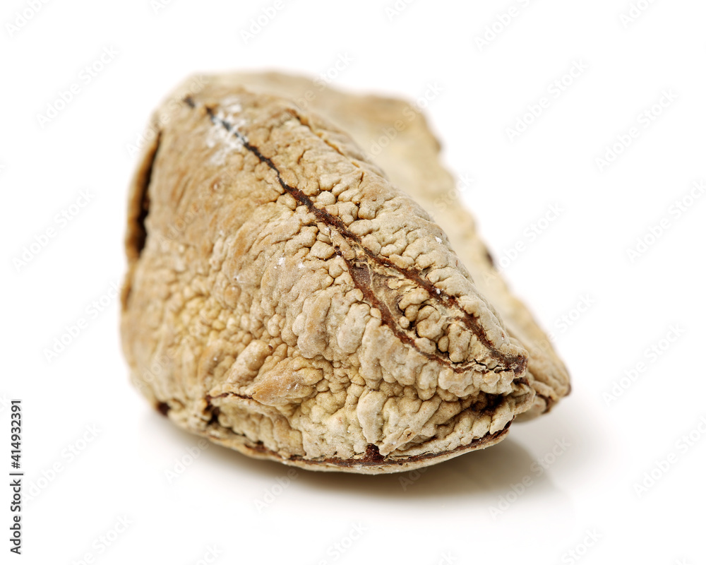 Brazil nuts on white background Brazil nuts on white background