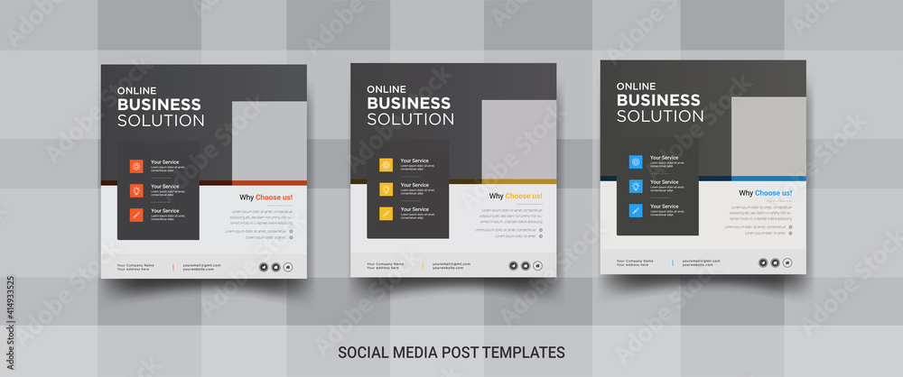 Business social media post for promoting business Business social media post for promoting business