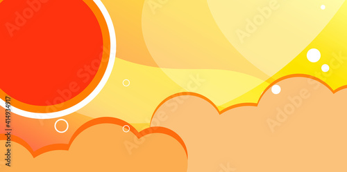 Beautiful banner, bright colors, beautiful, suitable for design work.