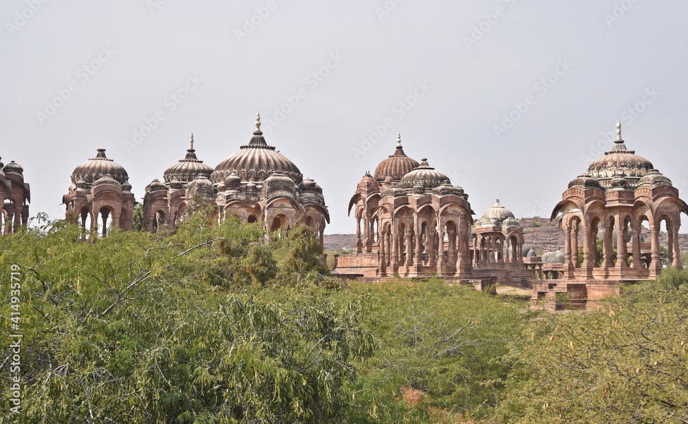 Obraz premium Panch Kunda Cenotaphs of Jodhpur,rajasthan,india
