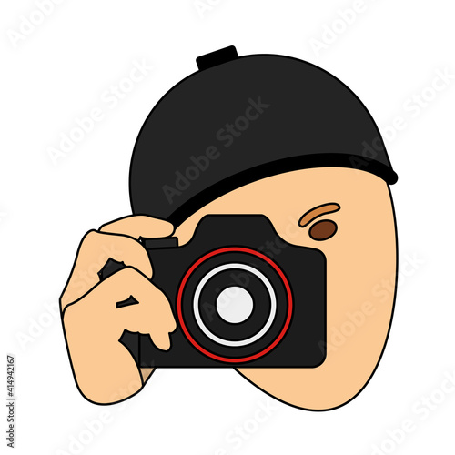 Detective With Camera Icon